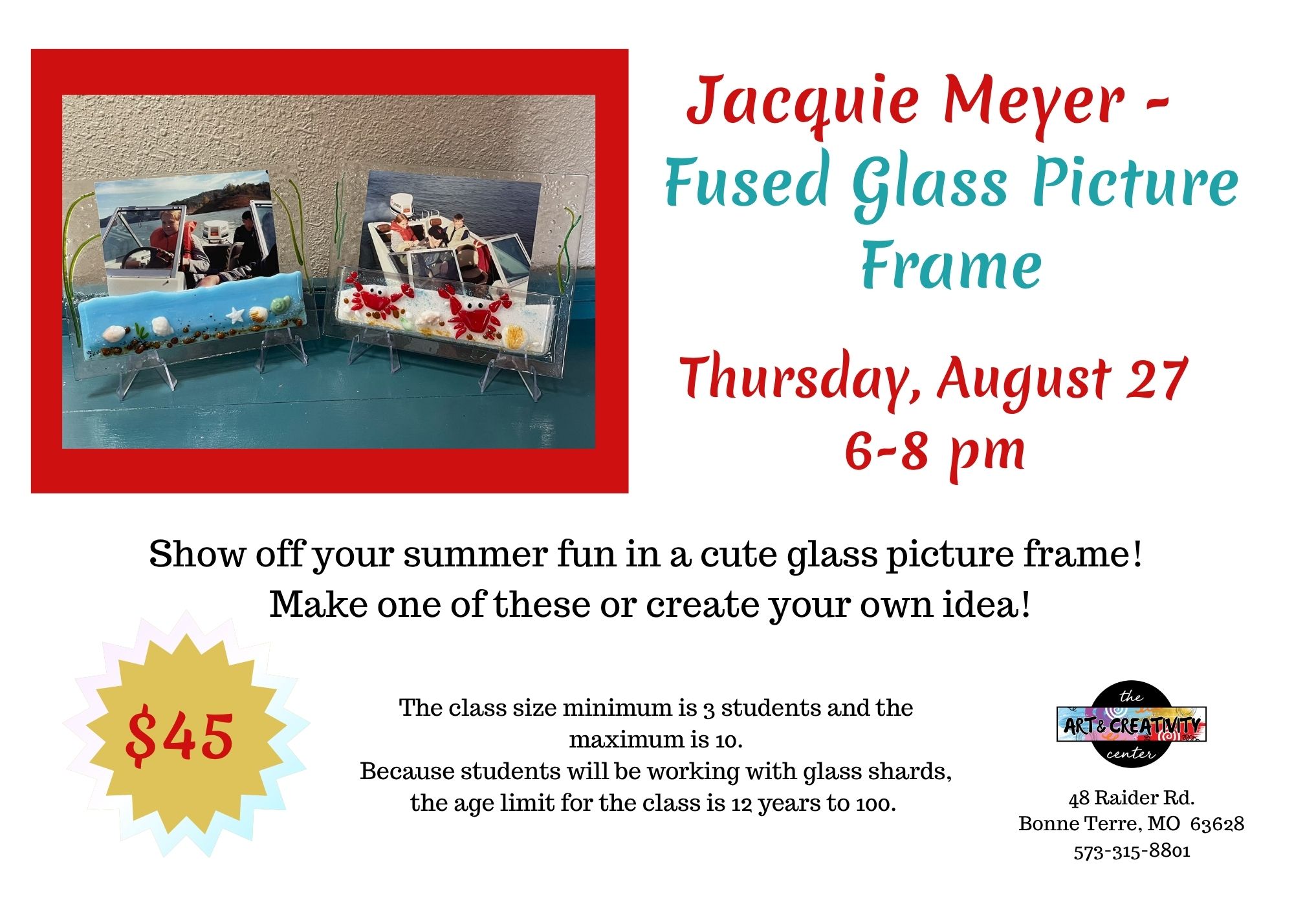 Jacquie vacation pic holder