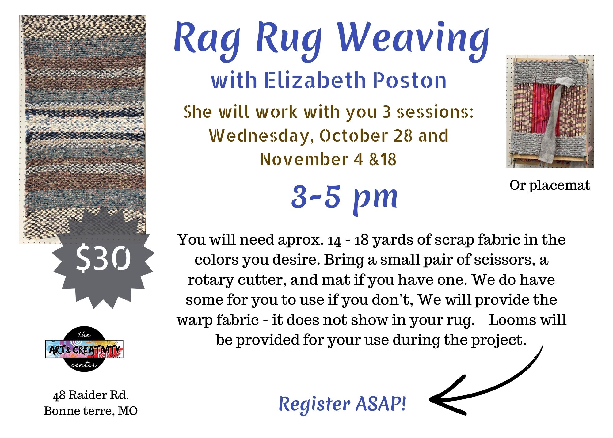 #7 Rag Rug Class